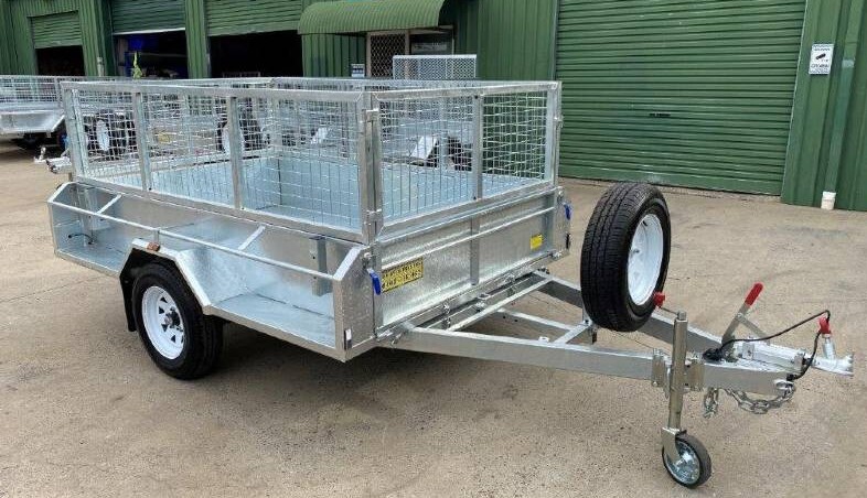 8 x 5 ft Ultra-Premium Hi-Side Heavy Duty Tilting Box Trailer – ATM ...