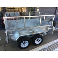 10 x 5 ft Tandem Hydraulic Tipper Trailer with Ramps ATM 3500kg