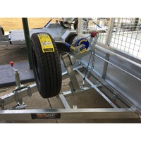 8 x 5 ft Ultra-Premium Hi-Side Heavy Duty Tilting Box Trailer – ATM 1400kg - Winch Post And Hand Winch