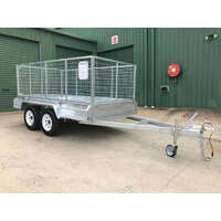 2024 Wide Bay Trailers 8 x 5 ft tandem premium heavy duty box trailer atm 2000kg 900mm Cage 1500mm Rear Ramp